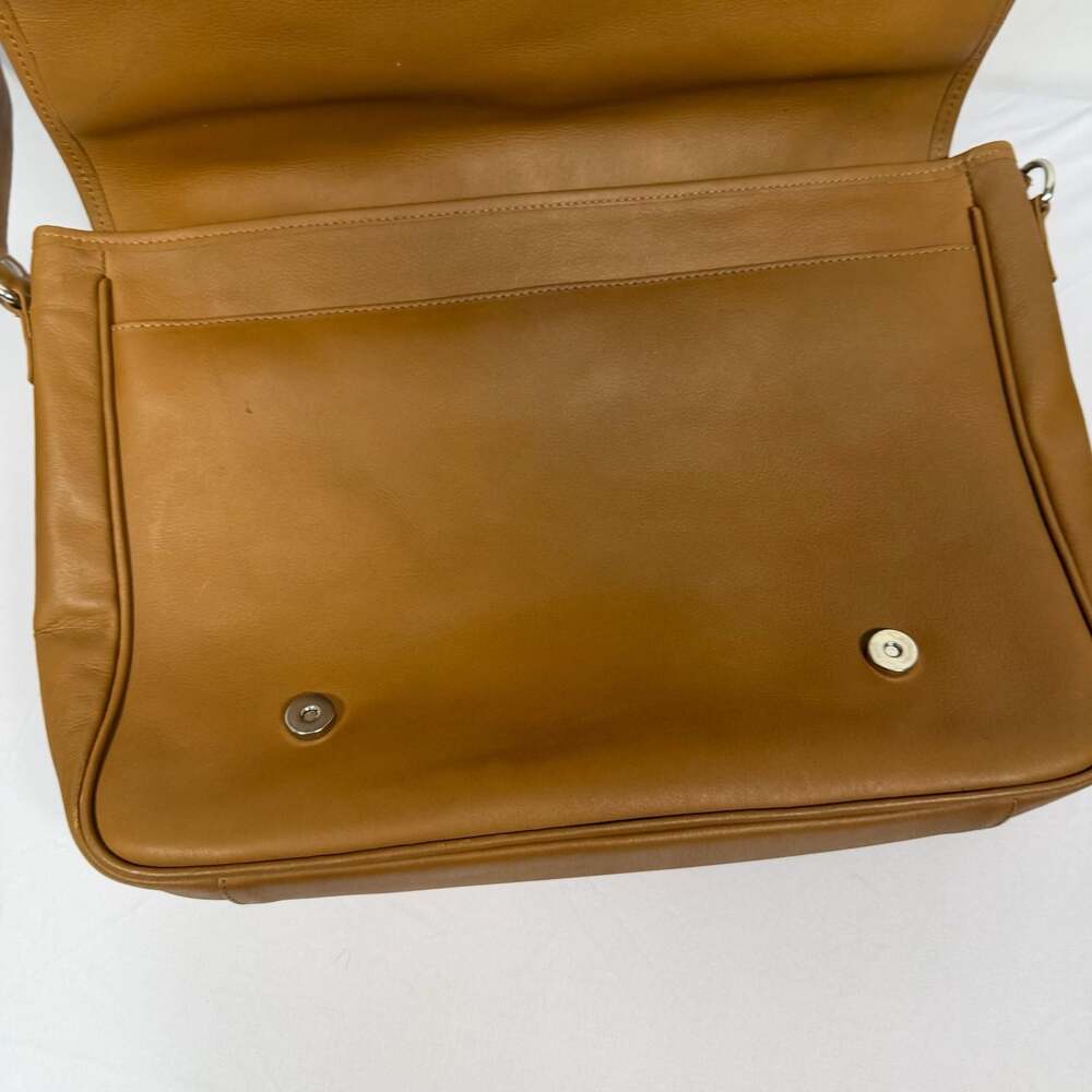 LongRope Brown Leather and Cowhide Hair-on-Hide Messenger Bag - Picture 5 of 9